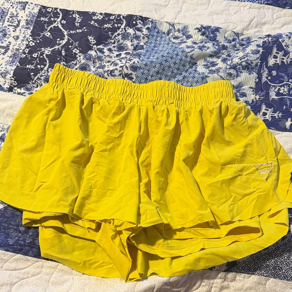 Yellow Women's Shorts